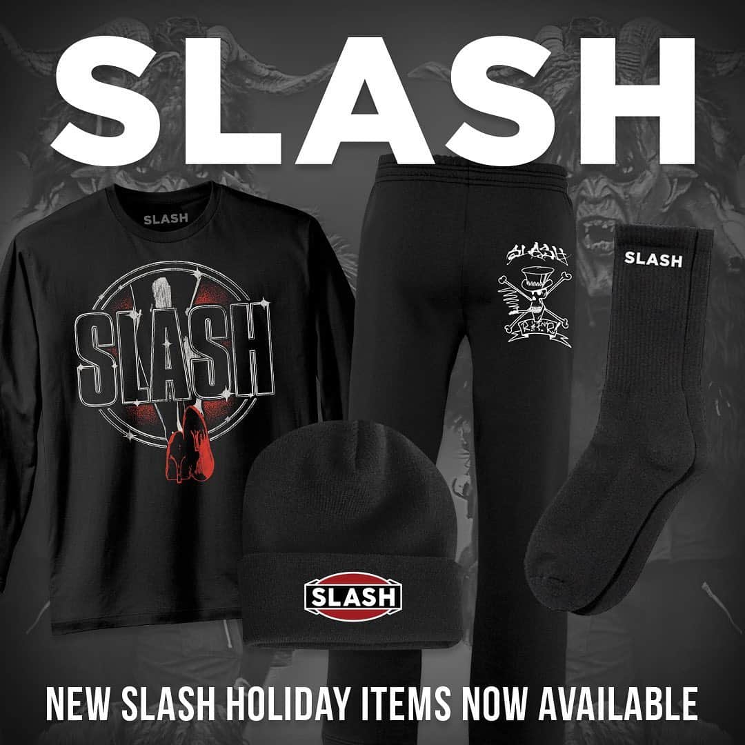 スラッシュさんのインスタグラム写真 - (スラッシュInstagram)「New holiday items available now on slashmerch.com. #slashnews」11月24日 2時36分 - slash