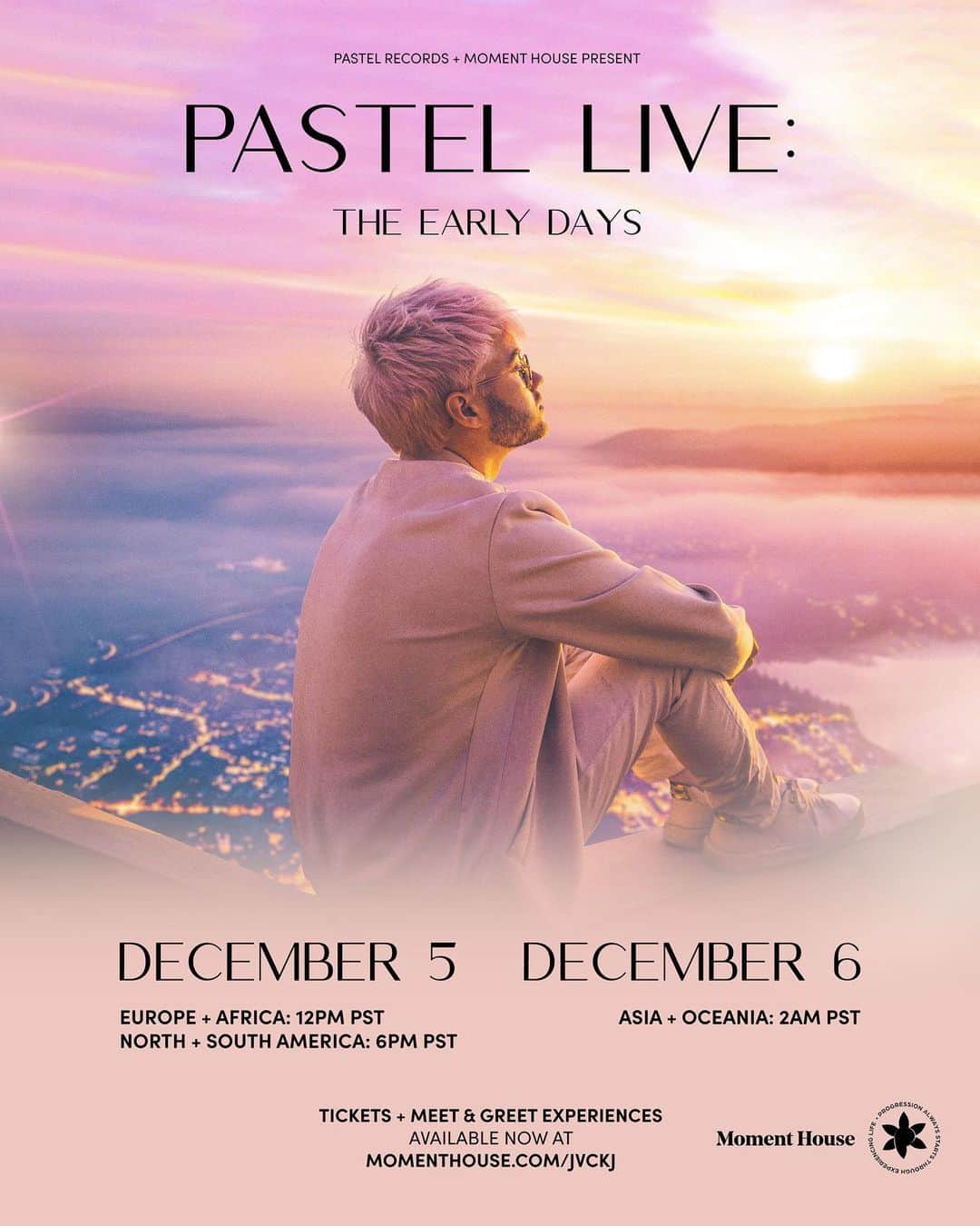 ジャック・ジョンソンのインスタグラム：「PASTEL LIVE: The Early Days... I hope to see you there! GA and VIP packages on sale now. Link in bio. 🌸🌸」