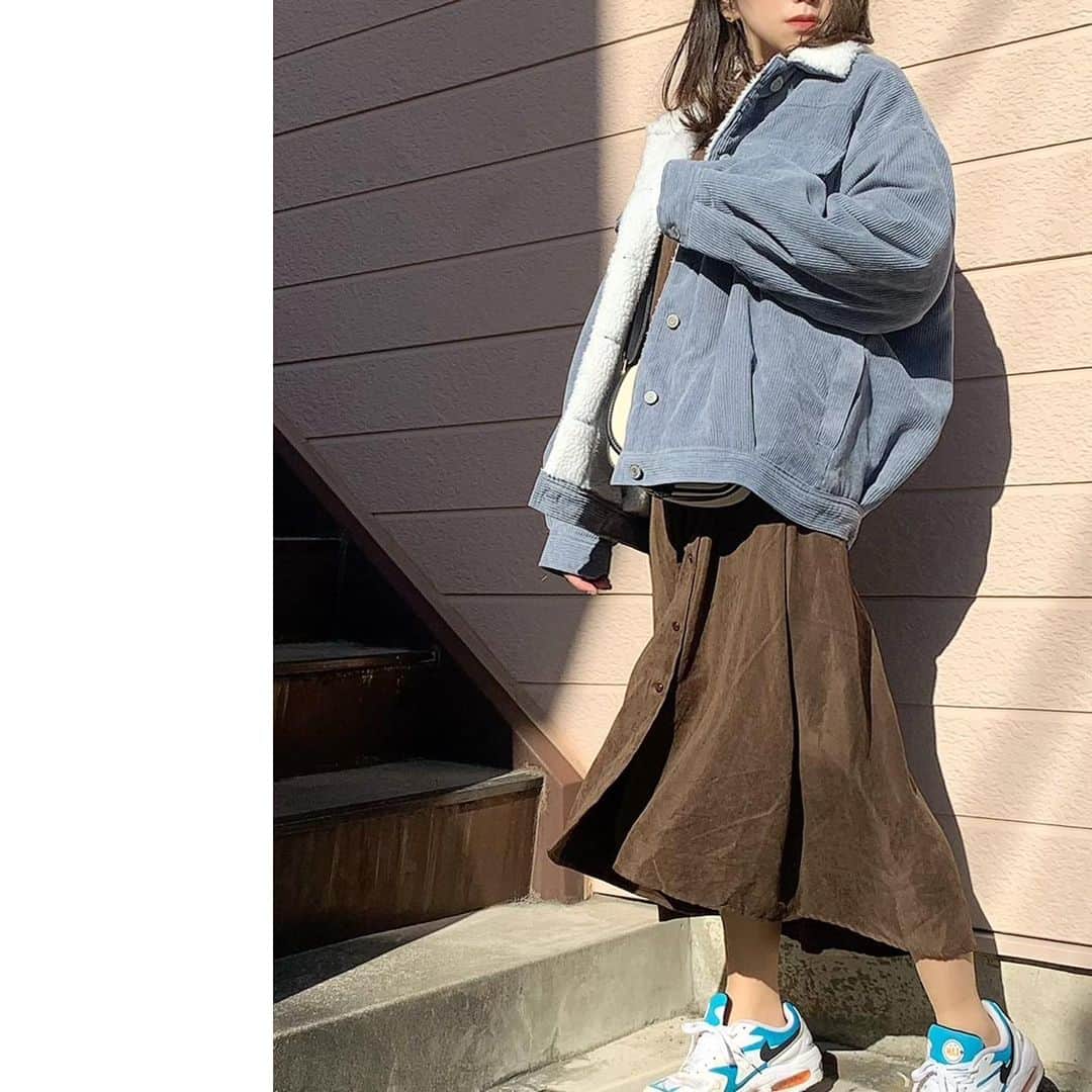mss713のインスタグラム：「珍しくスウェットじゃない時💕  #ootd #outfit #code #coordinate #style #stylepoint  #instafashion」