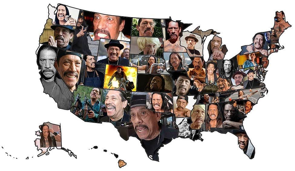 ダニー・トレホさんのインスタグラム写真 - (ダニー・トレホInstagram)「United States of Trejo  #dannytrejo #machete #usa」11月24日 3時47分 - officialdannytrejo