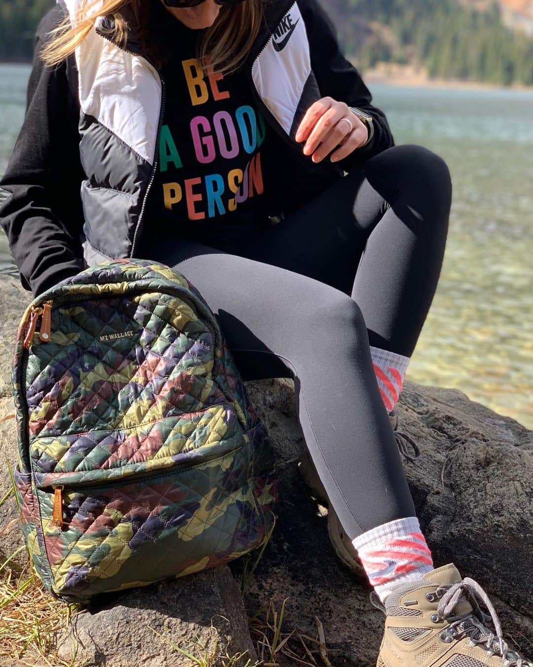 MZウォレスのインスタグラム：「"More mountains please." - @presch_, we're with you. Here's to fresh air (and an even fresher backpack!). Tap to shop.」