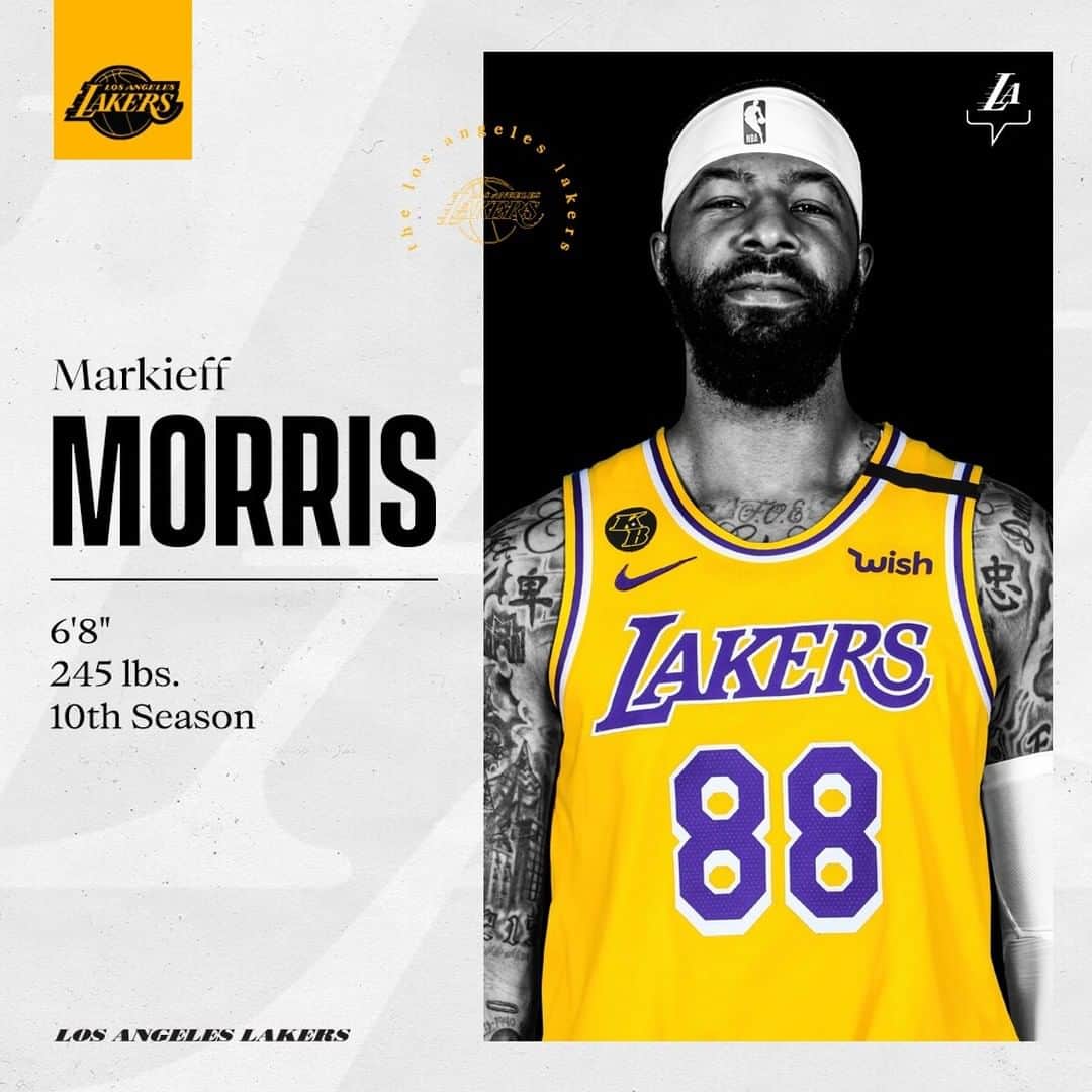 Los Angeles Lakersさんのインスタグラム写真 - (Los Angeles LakersInstagram)「OFFICIAL: Markieff is ready to run it back 💪」11月24日 5時32分 - lakers