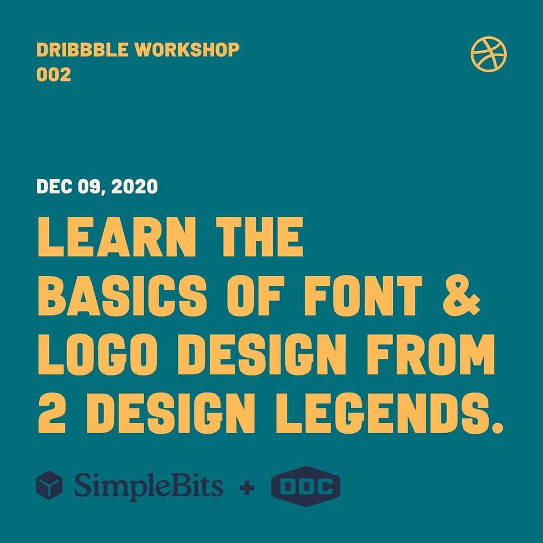 Dribbbleさんのインスタグラム写真 - (DribbbleInstagram)「🎟️ Designers! There's still time to snag your spot at our next virtual workshops led by Dan Cederholm (@simplebits) and Aaron @Draplin! ⠀ ⠀ Limited seating available—tap the link in our bio for details and get your ticket today!⠀ ⠀ #dribbble #fonts #design #logodesign #logo #designer #designers #typography #designworkshops #learndesign」11月24日 5時44分 - dribbble