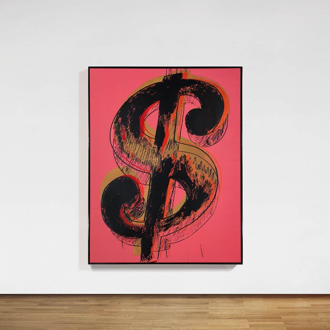 クリスティーズさんのインスタグラム写真 - (クリスティーズInstagram)「Painted in 1981, Andy Warhol's 'Dollar Sign' is one of the artist's most powerful paintings. Not only does this monumental depiction of the currency symbol illustrate the artist's life-long obsession with money, but also demonstrates his underlying desire for the status that accompanies wealth — a preoccupation that runs throughout Warhol's oeuvre.⠀ .⠀ Andy Warhol (1928-1987), 'Dollar Sign'. Estimate: HK $46,000,000-66,000,000 /USD $6,000,000-8,600,000.⠀ .⠀ 20th Century: Hong Kong to New York — 2 December⠀ .⠀ #art #artist #andywarhol #warhol #hongkong #newyork #dollarsign #auction #modernart #contemporaryart」11月24日 6時09分 - christiesinc