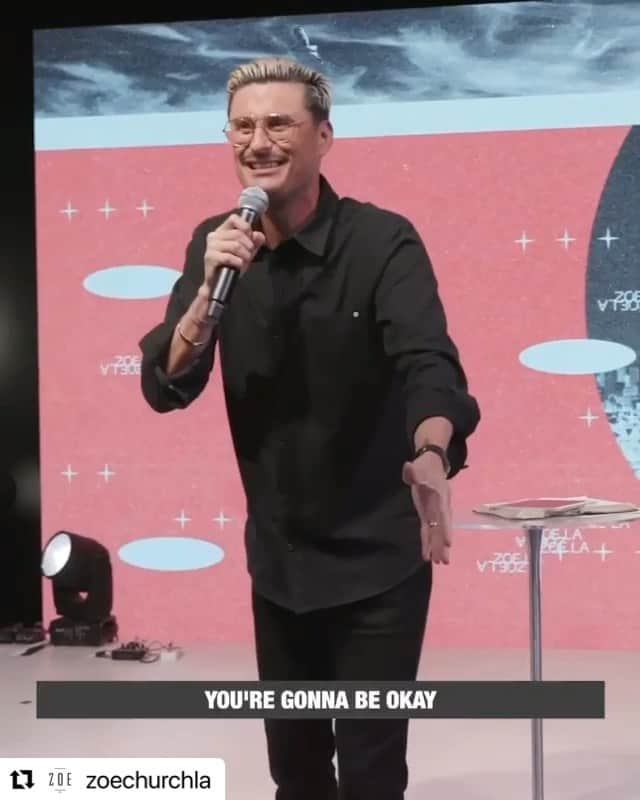 ジョーイ・ライアンのインスタグラム：「#Repost @zoechurchla with @make_repost ・・・ Feeling stuck? In the middle of a storm? Remember this: Storms CANNOT define you! You’re gonna be okay... because GOD is building your life!  Listen to the full message from @chadveach now on YouTube bit.ly/3nOP5bH」