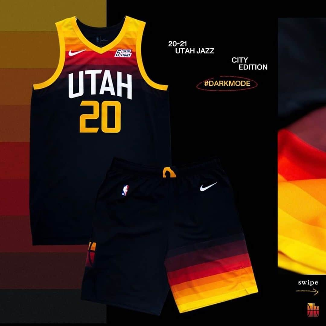 NBAさんのインスタグラム写真 - (NBAInstagram)「The @utahjazz unveil their new City edition uniform!」11月24日 7時33分 - nba