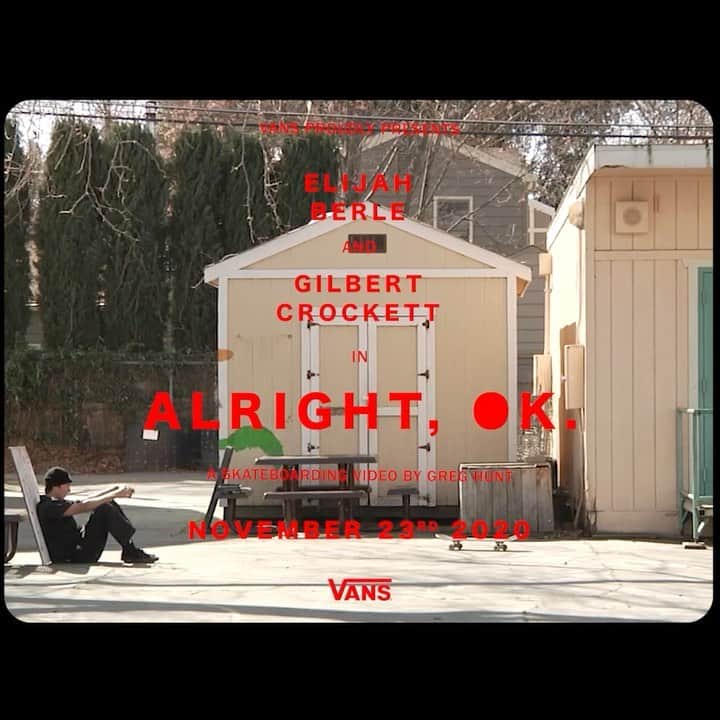 トム・シャーのインスタグラム：「@vansskate new video “Alright, Ok” comes out today at 5pm.  @ceeblues & @berlehaggard are gonna go off‼️📛」