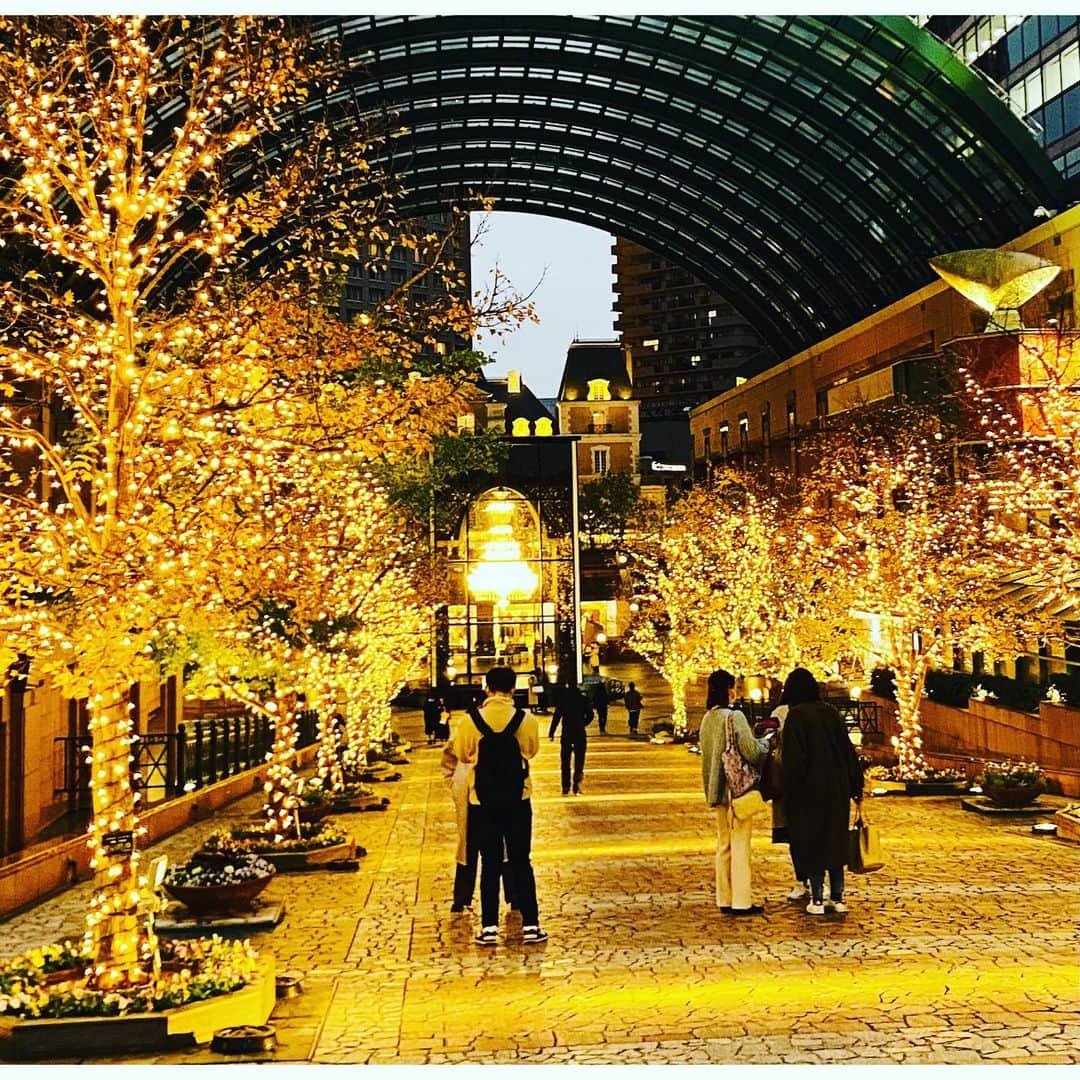 勝恵子のインスタグラム：「恵比寿ガーデンプレイスのイルミネーション✨✨ 皆写真撮っていたので、撮ってみました✨✨  #イルミネーション #instadaily  #instapic  #beautiful」