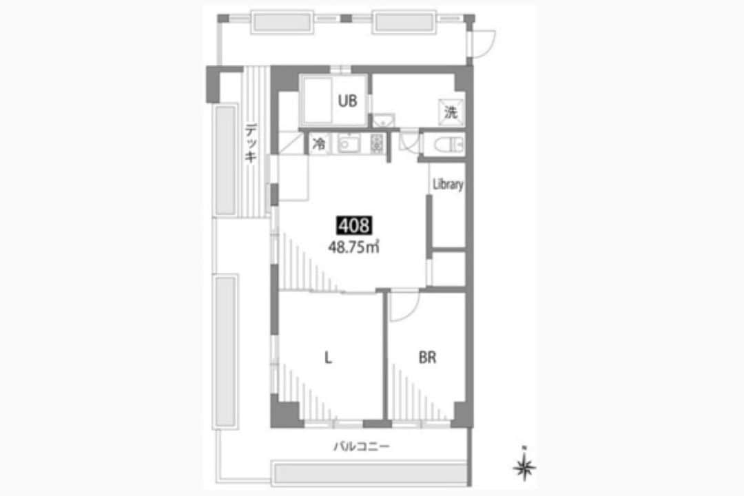 グッドルームさんのインスタグラム写真 - (グッドルームInstagram)「本を読むのが大好きな方、 素敵な場所で本を読みませんか？  東京 #西新宿五丁目 2LDK 48.75㎡  ▼階段が私のLibrary  ----------------------  洋室が2つある2LDKのお部屋です。  小さい方は寝室として、 大きい方はリビングとして使ってもいいですね。  仕切りに障子が使われているため 和の雰囲気も感じられます。  障子とグレーの壁紙がとても合っていて、 落ち着いた雰囲気を作り出しています。  天窓があるので、 日中は天窓から入る光で 本を読むことができそうです。  収納の棚にはお気に入りの本を、 階段の棚には特にお気に入りの本を置くと あなただけの素敵なライブラリーになりますね。  ・⁠ こちらの物件は実際に住めるお部屋です。詳細はストーリー、ハイライトにて！⁠ ・⁠ こだわりのお部屋探しは、@goodroom_jp から URLをチェック！⁣⁣⁣⁣⁣⁣⁣⁣⁣⠀⁣⠀⁠ ・⠀⁠ ※最新のお家賃につきましては、リンク先物件ページからご確認ください。⁠ ⁠・⁠ #tokyo #goodroom #interiordesign #decoration  #myhome #homedesign #interiordecor #urbanlife #apartment  #生活 #お部屋探し #日々の暮らし #引っ越し #賃貸 #丁寧な暮らし #暮らしを整える #お洒落な暮らし #理想の空間 #間取り図 #シンプルな暮らし #東京 #東京賃貸 #2人暮らし #二人暮らし #2LDK #2LDK賃貸 #リノベーション #階段のある家  #ナチュラル空間」11月24日 18時00分 - goodroom_jp