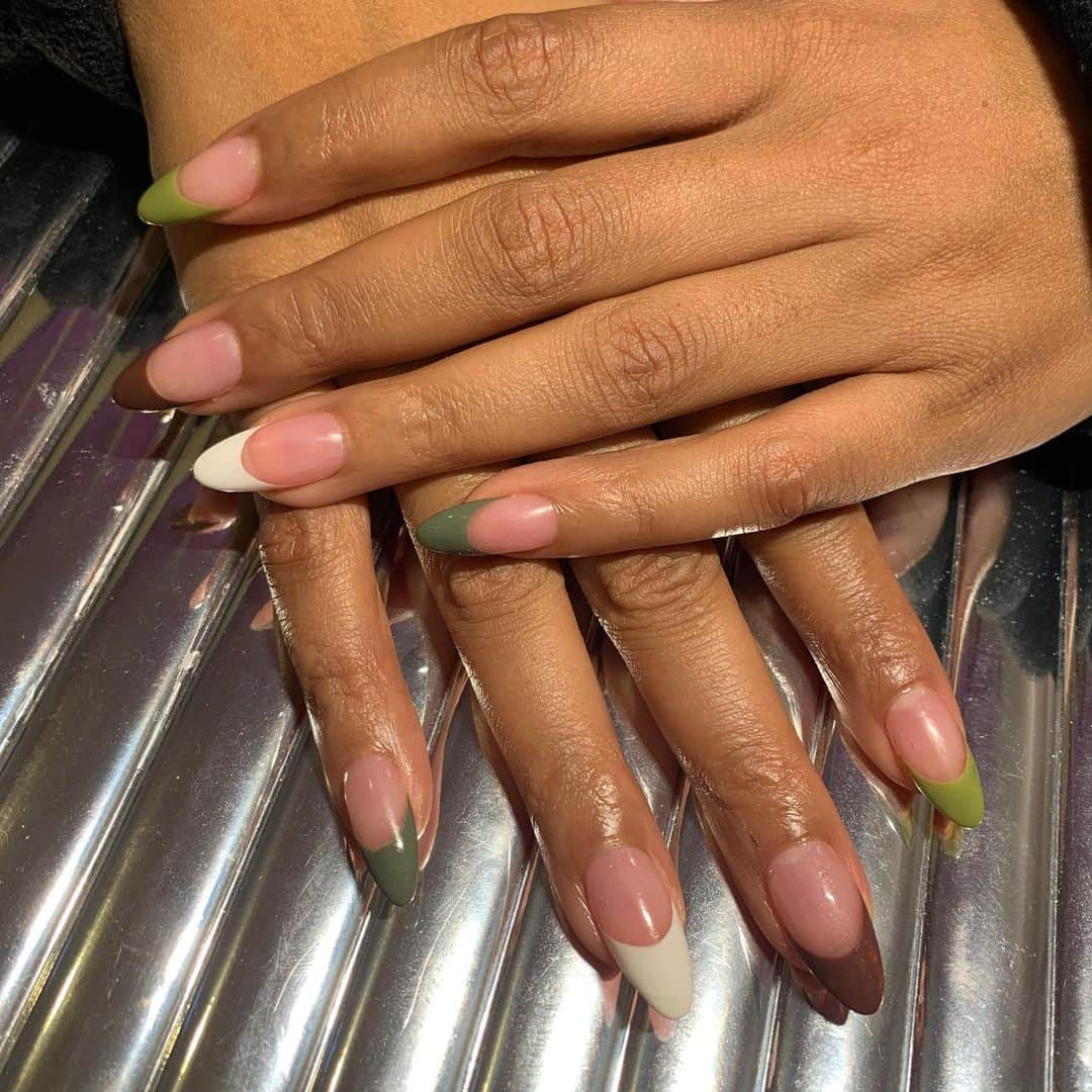 Mei Kawajiriさんのインスタグラム写真 - (Mei KawajiriInstagram)「P💚A🤎L🤍O💚M🤎A  @palomija  #nailsbymei」11月24日 9時20分 - nailsbymei