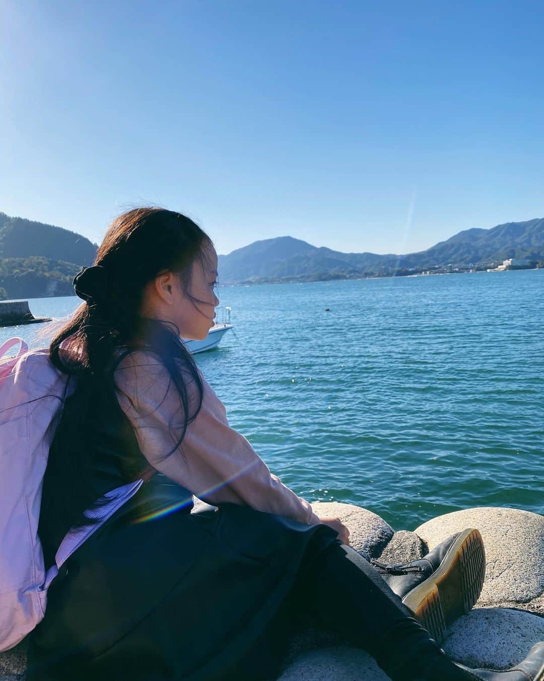 ベビちぃ。のインスタグラム：「広島⛴宮島に行ったり、美味しいものもたくさん食べたよ😋 朝ごはんは #てらにし珈琲 と #むさしのおむすび  ディナーは #キュイジニエさわだ クリームソーダは #CafeCitron #広島観光 #広島子連れ #広島カフェ #広島グルメ #宮島」