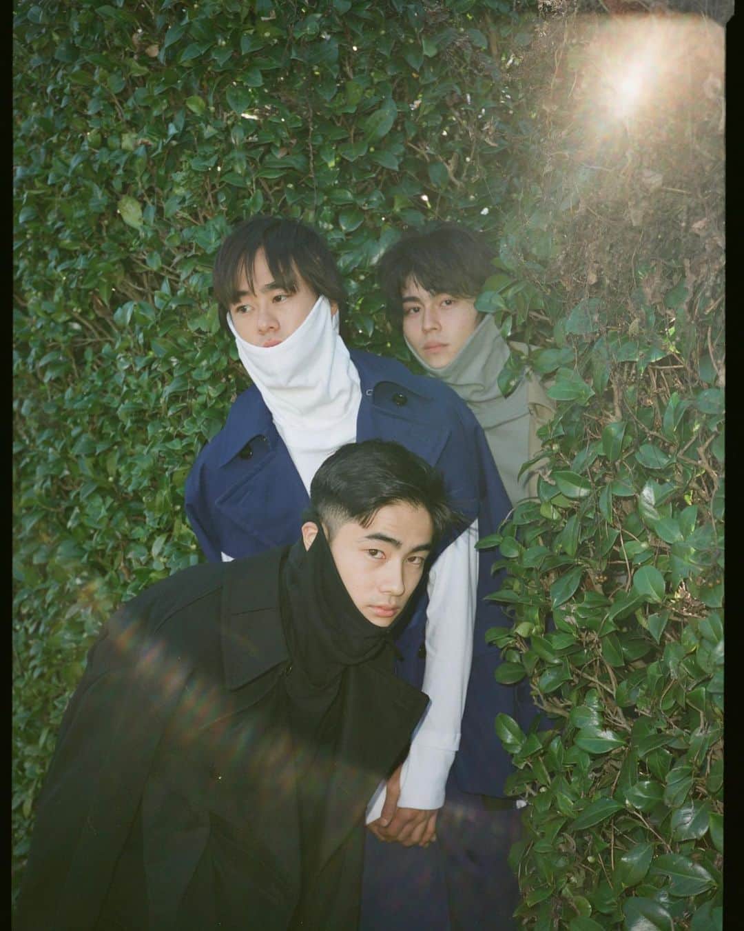 Shun Watanabeのインスタグラム：「kudos 2021 SS “we DID it!” Photography and Designer @tsukasamkudo  Hair and Make up @harukadebeau  Models @keigo__okazaki @ren_watabe @keigoteranishi  Styling @shun_watanabe  #kudos」