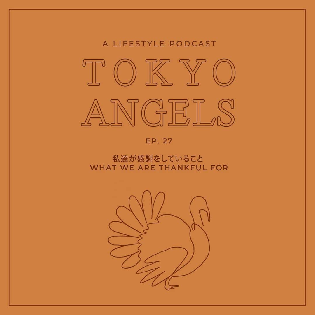 サマンサ麻里子のインスタグラム：「Are you ready for Thanksgiving? 🦃  11月ということは、もうすぐサンクスギビング！サンクスギビング（感謝際）は、アメリカ合衆国とカナダの祝日のひとつで、感謝の気持ちを表す日でもあります。このエピソードでは、私が子供の頃から祝ったアメリカンサンクスギビングの経験のお話や、2人が感謝していることを３つずつシェアしました。Spotify & Apple Podcastsで是非聴いてみてください🧡  Thanksgiving is a holiday not normally celebrated in Japan, so in our latest episode on @tokyoangelspod I decided to share what it was like experiencing the holiday back in the States, as well as share three things that we are thankful for this year. Happy Thanksgiving, everyone🧡 Check it out on Spotify & Apple Podcasts 🦃  #tokyoangelspod #podcast #thanksgiving #thankful #grateful #newepisode #感謝祭 #サンクスギビング #感謝の気持ち #ポッドキャスト」