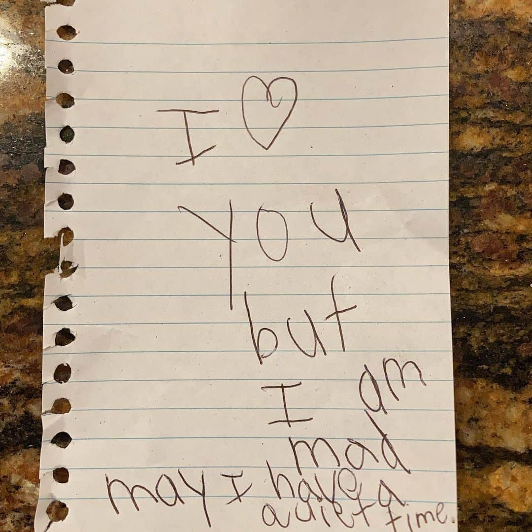のインスタグラム：「I am 37 years old and I lack the self awareness of a 6 year old.   Kids have phenomenal ways of putting us on notice.」
