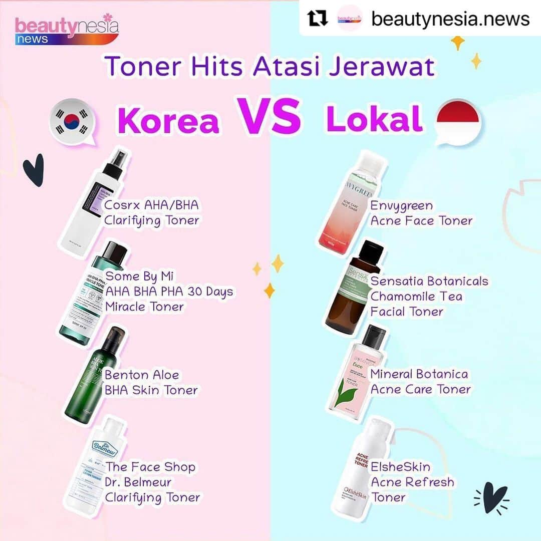 Beauty | Health | Fashionさんのインスタグラム写真 - (Beauty | Health | FashionInstagram)「Memiliki masalah dengan jerawat memang bukan hal yang mudah. Butuh perhatian khusus untuk merawat kulit agar jerawat cepat teratasi. Salah satunya dengan tidak boleh skip menggunakan toner. Memang gak semua toner cocok untuk kulit berjerawat, tapi tenang! Kali ini Beautynesia News mau share produk toner apa aja yang cocok untuk mengatasi jerawat, baik produk korea ataupun lokal. Yuk di SAVE & SHARE beb! ⁣ ⁣ Komen dong toner apa yang lagi jadi wish list kamu nih ?⁣ ⁣ --⁣ #BeautynesiaNews #Serumwajah #serumjerawat #tonerviral #TipsSkincare #acneserum #TipsCantik #TipsKecantikan #mengatasijerawat #SkinCareRemaja #Bruntusan #skincareremaja #kulitberminyak #masalahjerawat #jerawatpasir #bruntusandiwajah #bruntusanhilang #mengatasibruntusan #tonerglowing #skincaretoner #atasibruntusan #rekomendasiproduk #solusibruntusan #acnetoner #rekomendasiserum #skincarekorea⁣⁣#skincarekoreamurah⁣⁣ #10stepkoreanskincare #koreanskincareproducts #koreanskincaretips ⁣」11月24日 11時07分 - beautynesia.id