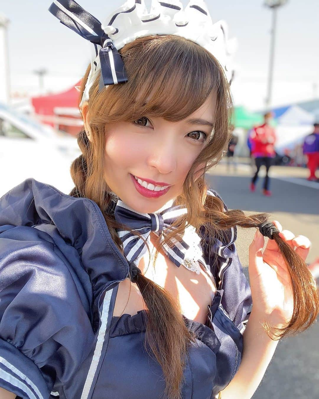 天間晴香さんのインスタグラム写真 - (天間晴香Instagram)「三つ編み 👧🏽  #s耐 #s耐レースクィーン #jhp  #スーパー耐久2020 #staitv  #RQ #えすたい #Japanesequeen #栃木県  #ツインリンクもてぎ #レースクイーン #天間晴香 #はるちむ #teamnopro #NOPRO #MAZDA #デミオ #アクセラ #ディーゼルエンジン #コロナに負けない #supertaikyu #メイド #メイドレースクィーン #TEAMNOPRO #S耐 #もてぎ #えすたい盛り上げ隊 #もてぎスーパー耐久  #三つ編み #メイドレースクィーン #ツインテール」11月24日 11時52分 - haruchimu23