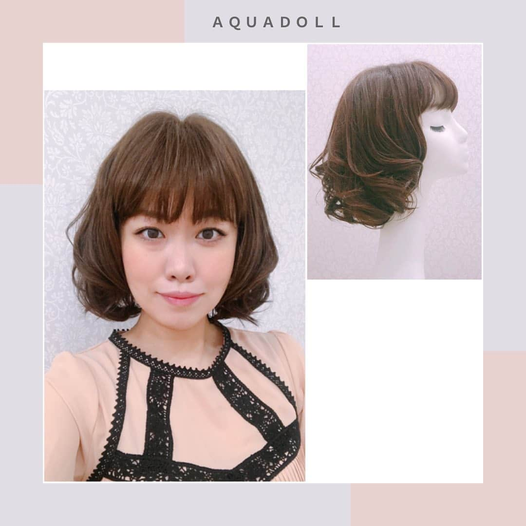 AQUADOLL アクアドールウィッグのインスタグラム