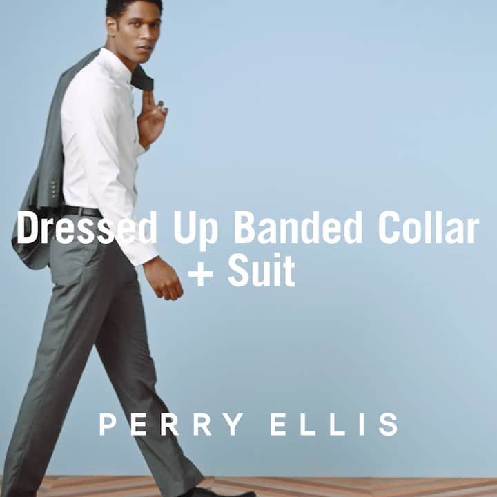 ペリーエリスのインスタグラム：「Start the week of right in new fresh styles. The Untucked Shirt elevates your everyday work from home look without compromising your comfort. #LifeReadySince1976」