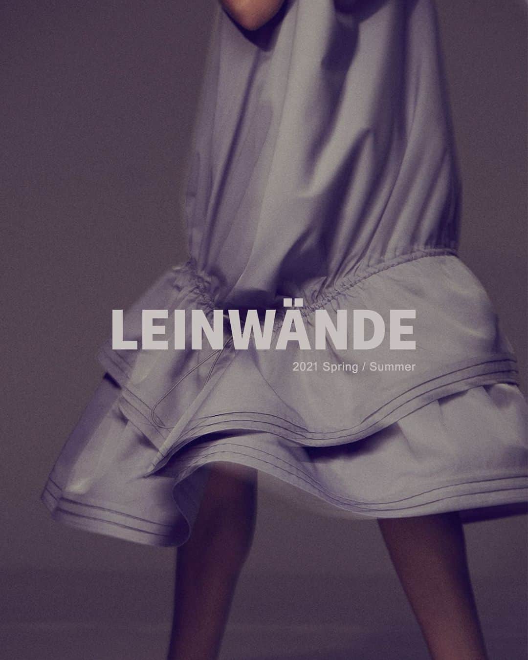 のインスタグラム：「2021 Spring Summer Collection is launching soon... #leinwande #leinwände」