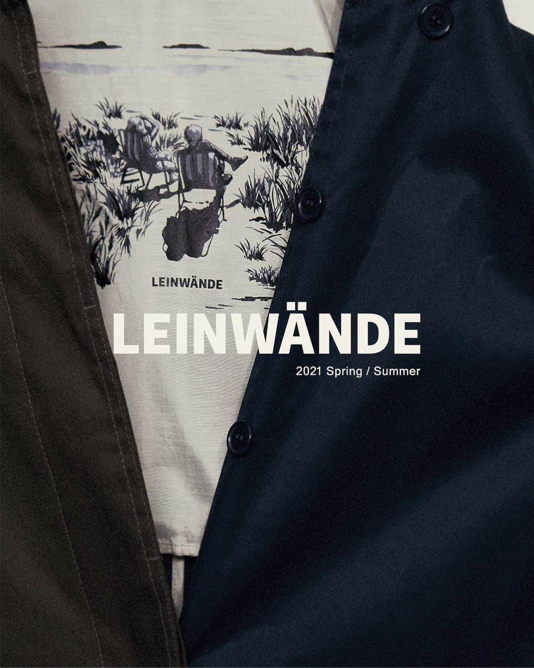 のインスタグラム：「2021 Spring Summer Collection is launching soon... #leinwande #leinwände」