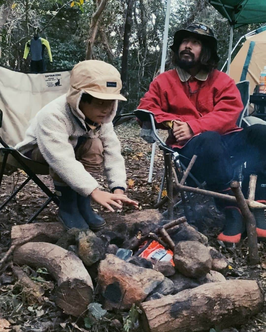 shunshun188labelのインスタグラム：「野営地」