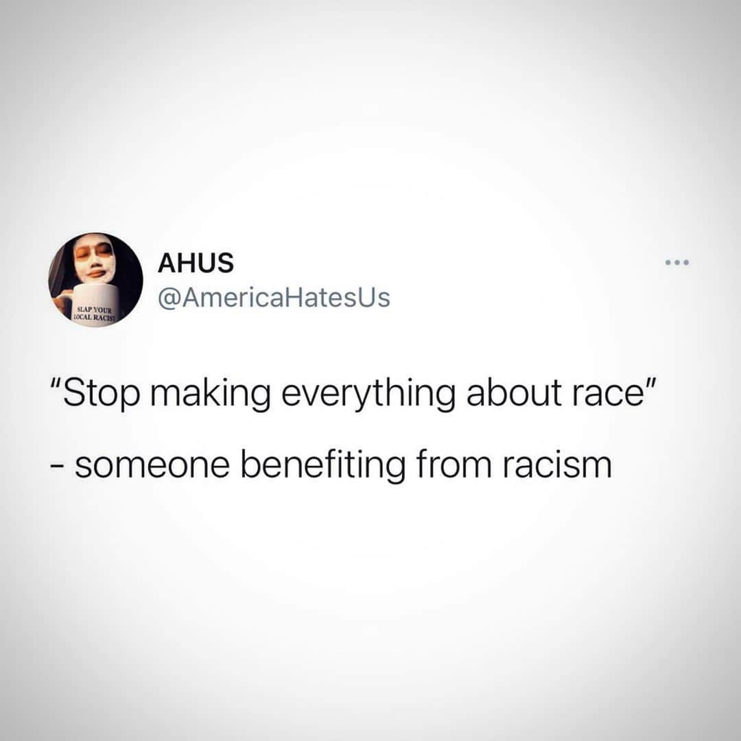 アンナ・パキンさんのインスタグラム写真 - (アンナ・パキンInstagram)「This @americahatesus post speaks for itself.  #Repost @americahatesus ・・・ NEVER STOP talking about race and racism.  _ _ _ And always, the gentle reminder from a/coreymiles:  “If a white person has never called you racist before then you aren’t anti-racist enough.” _ _ _ #whiteliesmatter#antiracism」11月24日 13時05分 - _annapaquin