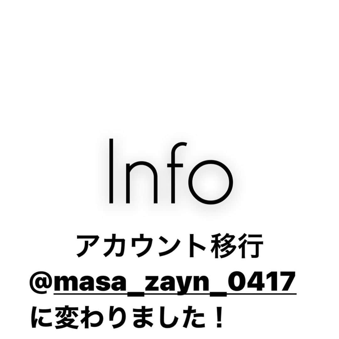 MASAZAYNのインスタグラム：「アーティストとしての 新しいアカウントはこちらです  @masa_zayn_0417   よろしくお願いします！」