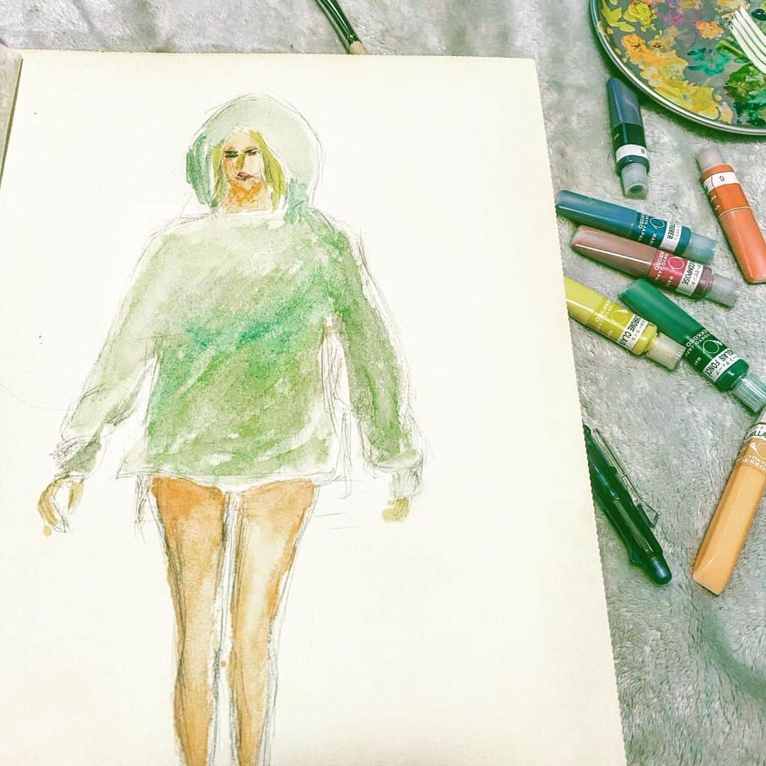 のインスタグラム：「人むずかしい、女性綺麗に描きたい  あと二次はじまりました！ 外れてしまった方今っす  ■二次お申込み受付開始 12/20 草野博紀 ファンミーティング 【大佐、ご報告申し上げます。『ご無沙汰しておりますが、僕は元気です』】  若干数ではございますが、二次お申込み受付を開始致します  ※限定数での開催となります為、ご当選者様以外はご来場をお控えください  https://phatorfat.com/hironorikusano  #painting #趣味 #練習中」