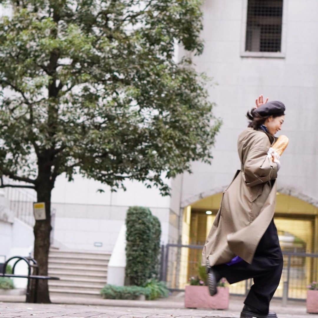 仲美咲のインスタグラム：「#FUDGE っぽく。 そして今日の朝ごはんはフランスパンでした🥖☕️」