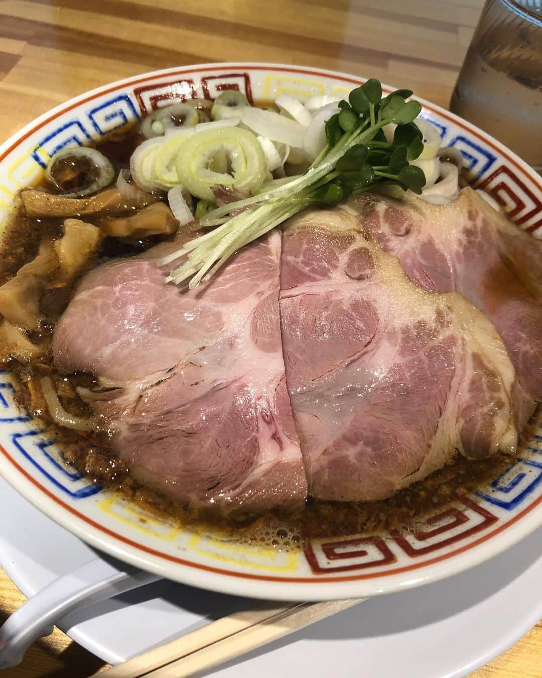 吉澤響のインスタグラム：「無事に大阪着いてます。サバラーメン。」