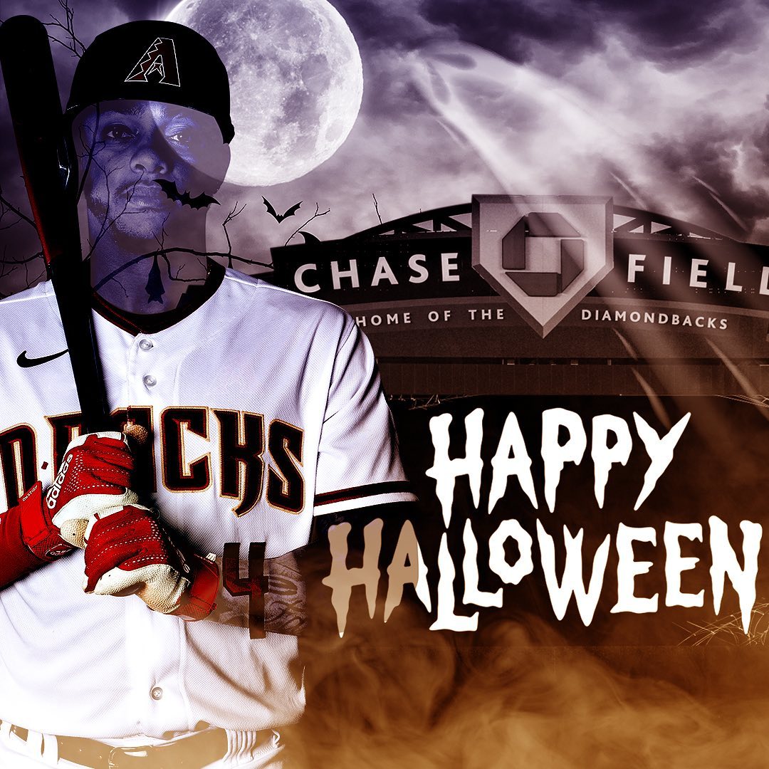 アリゾナ・ダイヤモンドバックスさんのインスタグラム写真 - (アリゾナ・ダイヤモンドバックスInstagram)「Happy Halloween, #Dbacks fans! 👻」11月1日 0時51分 - dbacks