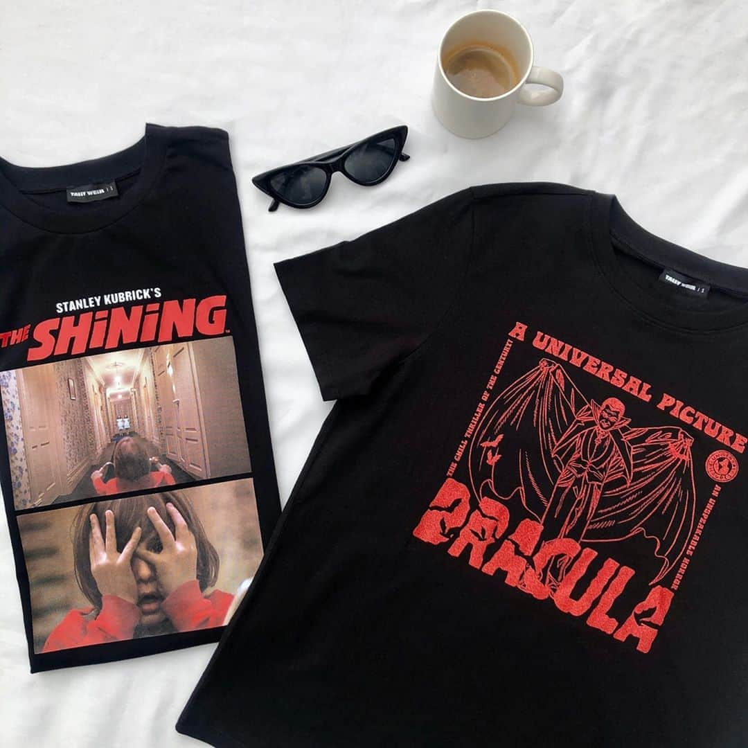 TALLY WEiJLさんのインスタグラム写真 - (TALLY WEiJLInstagram)「Happy -or should we say scary? - Halloween, babes 🧛‍♀️🩸⁠ The Shining T-Shirt🔎STSCONING⁠ Dracula T-Shirt🔎STSCODRACULA⁠ ⁠ ⁠ #TALLYWEiJL #theshining #dracula #halloween #halloweenoutfits #costumeideas ⁠ ⁠」11月1日 1時02分 - tally_weijl