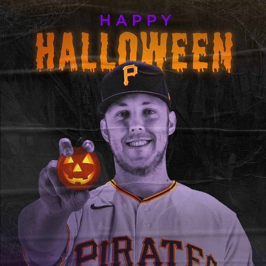 ピッツバーグ・パイレーツのインスタグラム：「Happy Halloween! 🎃」