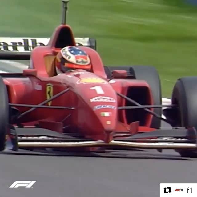 ミハエル・シューマッハのインスタグラム：「#Repost @f1 with @get_repost ・・・ Finishing the race with 3️⃣ working tyres... just Michael Schumacher things 🤷‍♀️🤷‍♂️⁣ ⁣ And just wait for the celebrations at the end 😅⁣ ⁣ #KeepFightingMichael #F1 #Formula1 #ImolaGP #Schumacher #Ferrari @scuderiaferrari @keepfighting」