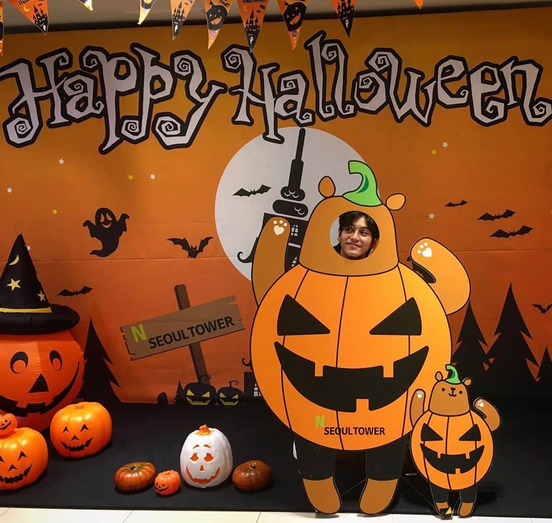チェ・ソンジュンのインスタグラム：「🎃🤡👻 #happyhalloween」