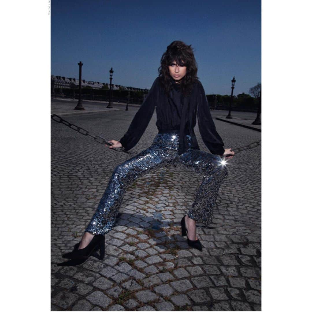 ルッツさんのインスタグラム写真 - (ルッツInstagram)「✨✨✨ Sequinned Pants and black top in @frenchmagazineparis thank you  @frenchmagazineparis:  "⚡️DRESSED TO KILL⚡️PART 2 New Fashion Story in the Fall Winter @frenchmagazineparis named « WHAT’S GOING ON? »   __ Photo @thierrylegouesofficial  Style @jeannefriot  Hair @henryolivierhair  Make up @delphine.ehrhart  Model @anaarto  Photo assistants @nathan_zaoui_ & Jeremy Tellier Production Cream & Sugar __ #FrenchMagazine #FrenchMagazineParis #Fashion #FashionMagazine #PhotographyMagazine #Fashion #fashionissue #FashionStory #Photography #Shooting #shootingphotography #FallWinter2020 #FW20 #Paris #Balmain #Dior #Chanel #LouisVuitton #Prada #Gucci #ThierryLeGoues #Jeannefriot #AnaArto #DelphineEhrhart"  (via #InstaRepost @AppsKottage)」10月31日 17時55分 - lutz_huelle_paris