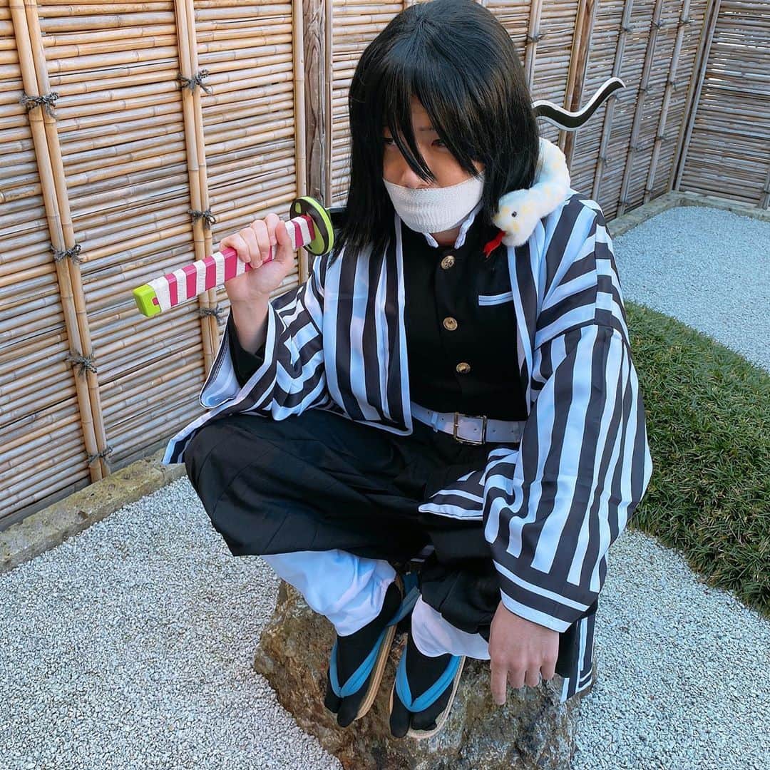 GASHIMA さんのインスタグラム写真 - (GASHIMA Instagram)「なんかよく分からないうちに伊黒ってキャラクターにされてた。」10月31日 18時18分 - gashima