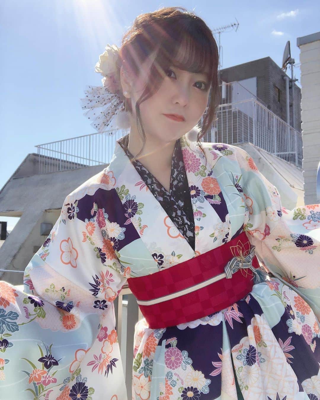 弘松菜摘さんのインスタグラム写真 - (弘松菜摘Instagram)「﻿ ﻿ 🌸🌸🌸﻿ ﻿ ﻿ #鎌倉花のん　﻿ @kamakura.kimono.kanon ﻿ ﻿ ﻿ 可愛すぎました❤️﻿ ありがとうございました！」10月31日 18時36分 - choroo930
