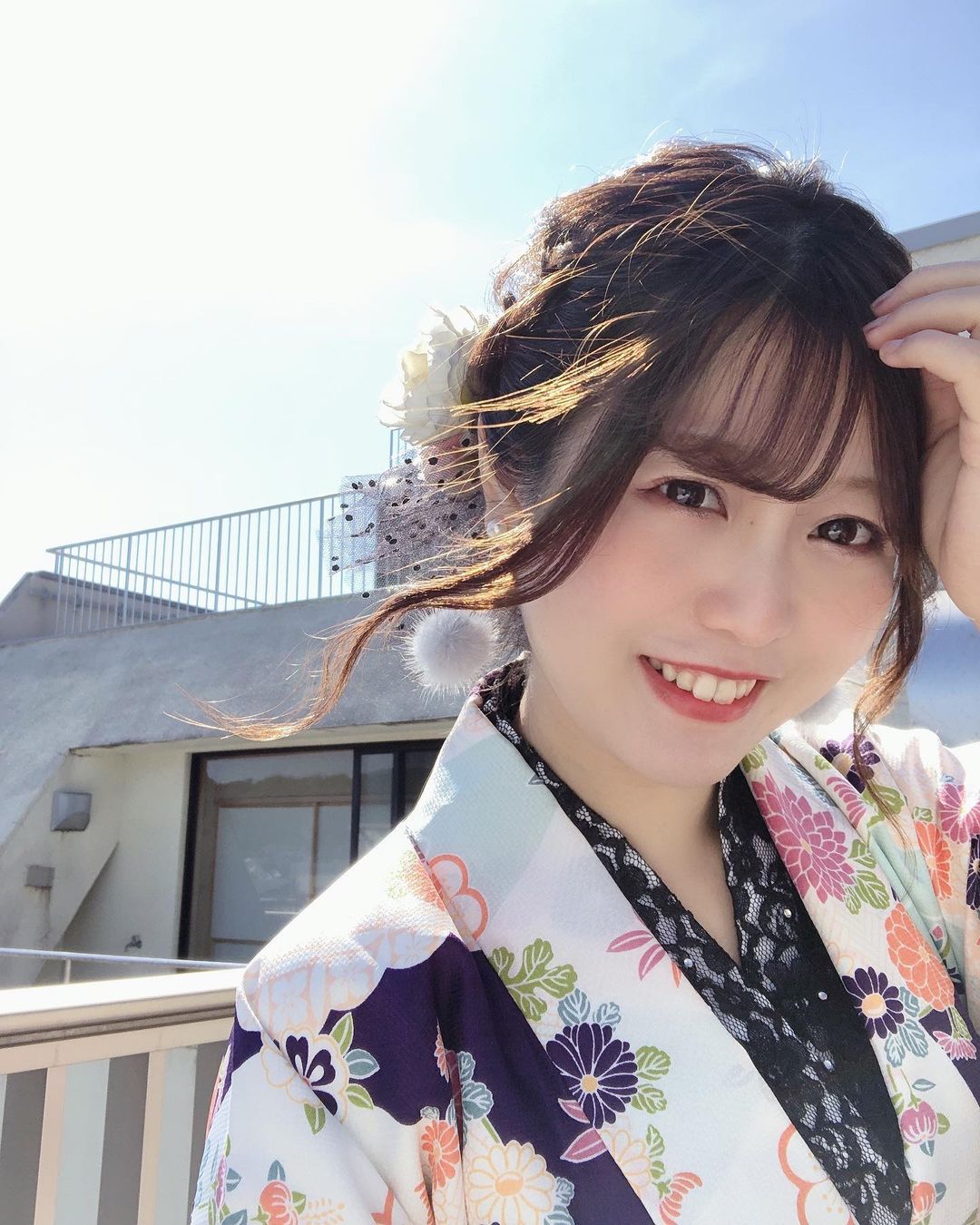 弘松菜摘のインスタグラム：「﻿ ﻿ 🌸🌸🌸﻿ ﻿ ﻿ #鎌倉花のん　﻿ @kamakura.kimono.kanon ﻿ ﻿ ﻿ 可愛すぎました❤️﻿ ありがとうございました！」