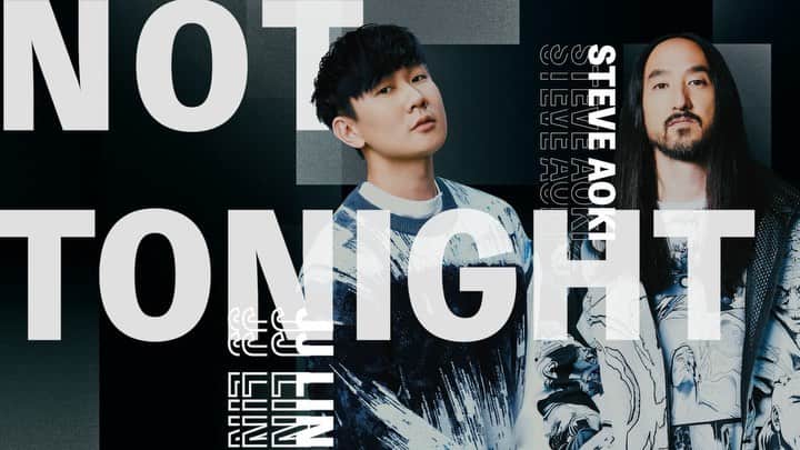 林俊傑のインスタグラム：「⠀ SUPER stoked to be collaborating with @steveaoki for my new single “Not Tonight”⠀ ⠀ 超級興奮，跟 Steve Aoki 一起合作我的全新英文單曲 〈 Not Tonight 〉⠀ ⠀ COMING SOON!!!⠀ ⠀ 🔗 https://youtu.be/-4cH65r-y_w⠀ ⠀ #JJSteveAokiNotTonight⠀ #SteveAoki #JJLINLikeYouDo⠀ #NotTonight」