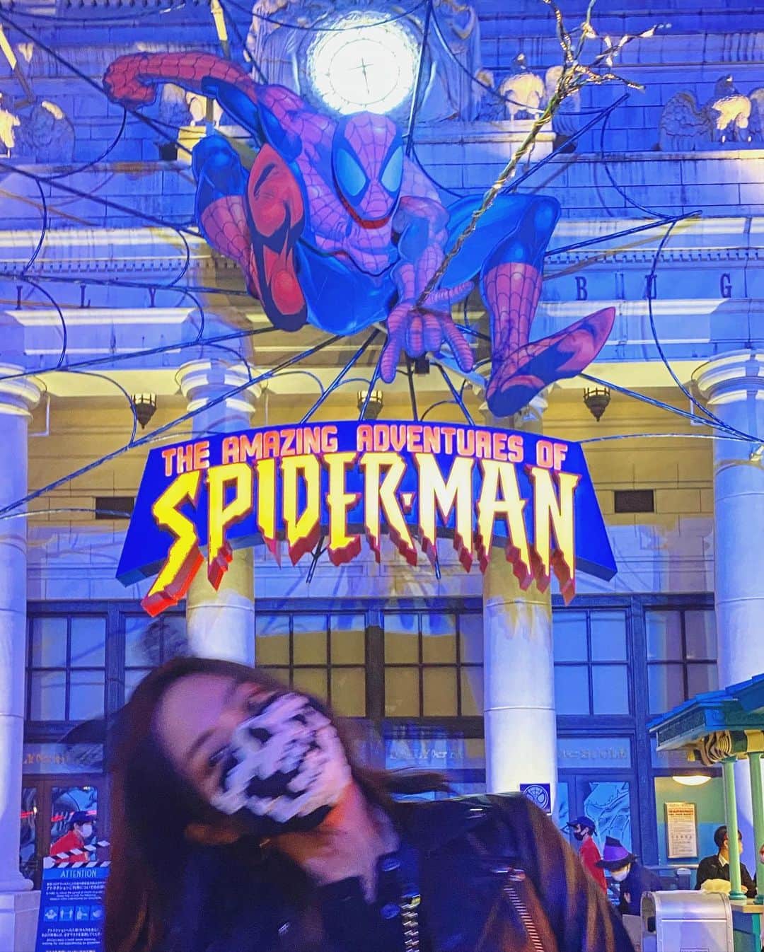 松岡李那さんのインスタグラム写真 - (松岡李那Instagram)「Happy Halloween 🎃🎃🎃 • • • #halloween #halloween2020  #spiderman #USJ」10月31日 19時34分 - linahxoxo