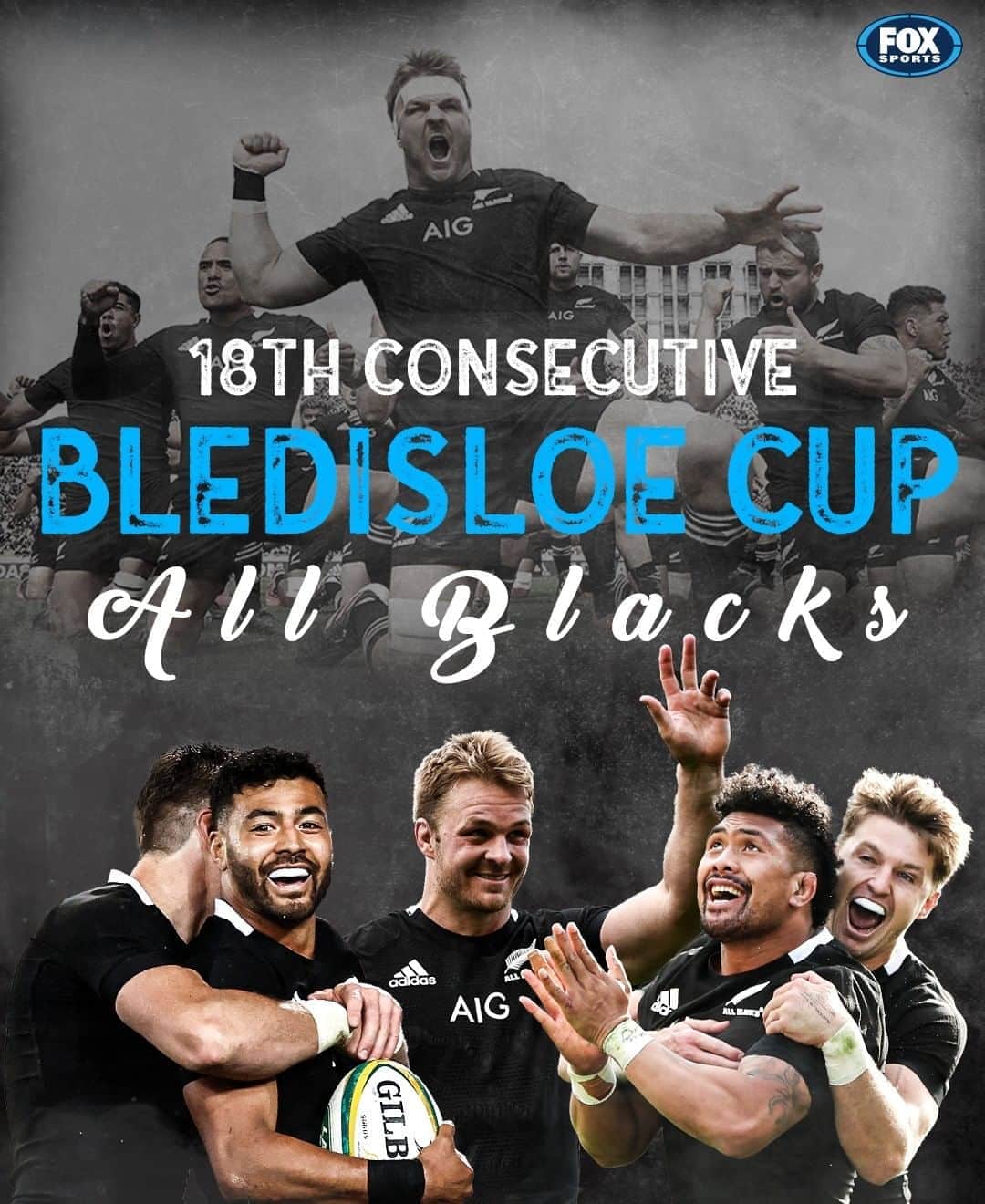 FOX・スポーツ・ラグビーのインスタグラム：「New Wallabies era, same result.  The @allblacks  have extended their streak of Bledisloe Cup series triumphs after a massive 43-5 win in Sydney 🏆 🔥  #AUSvNZL」