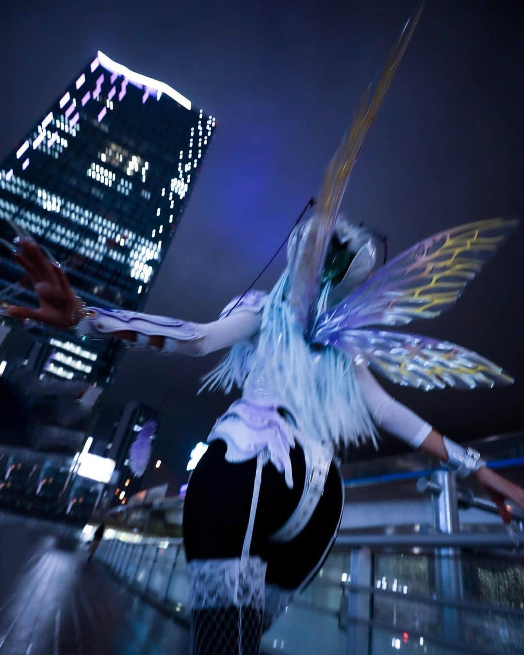 水原希子 さんのインスタグラム写真 - (水原希子 Instagram)「The bondage fairy mother has arrived in Shibuyaaa🦋🌙✨」10月31日 19時56分 - i_am_kiko