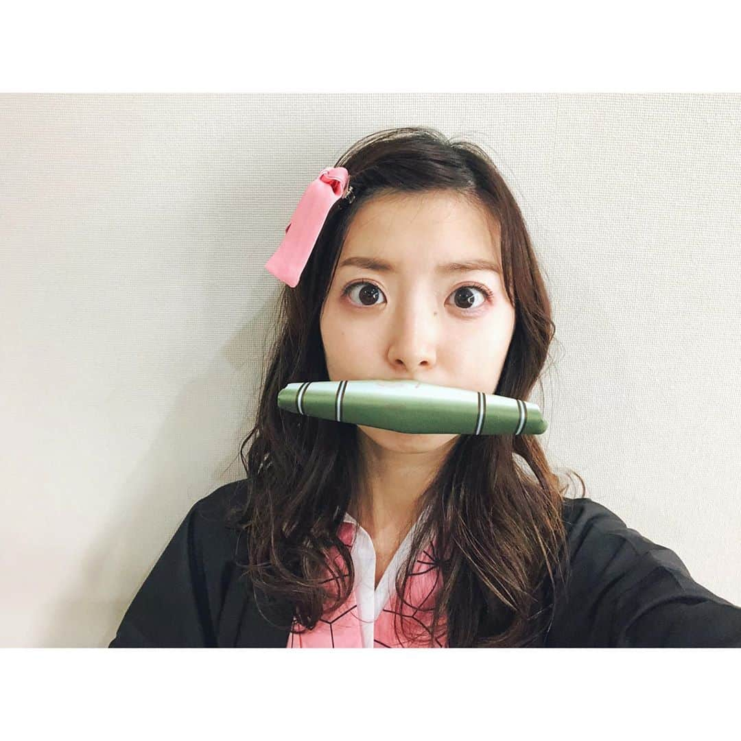 永井友梨さんのインスタグラム写真 - (永井友梨Instagram)「Happy Halloween🎃 U-doki メッセージコーナーにて  #禰󠄀豆子 #竈門禰󠄀豆子  #鬼滅の刃 #ちやほやされてご満悦 #udoki」10月31日 20時06分 - nagai_y_r