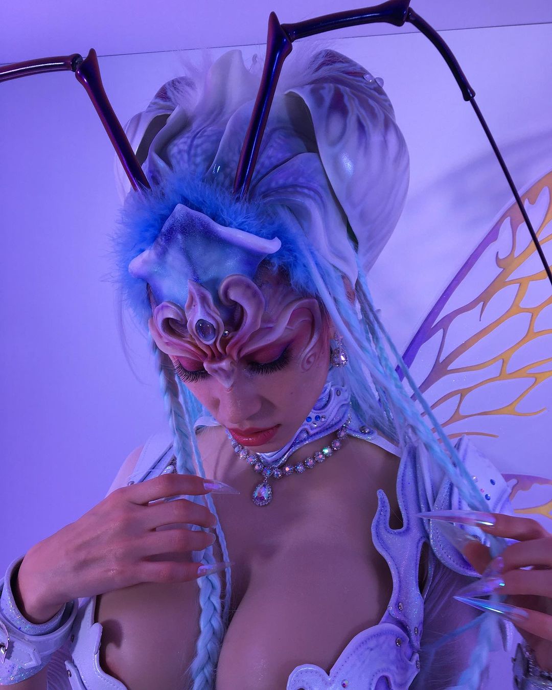 水原希子 さんのインスタグラム写真 - (水原希子 Instagram)「Bondage fairy madda * ੈ✩‧₊🦋🌙✨」10月31日 20時13分 - i_am_kiko