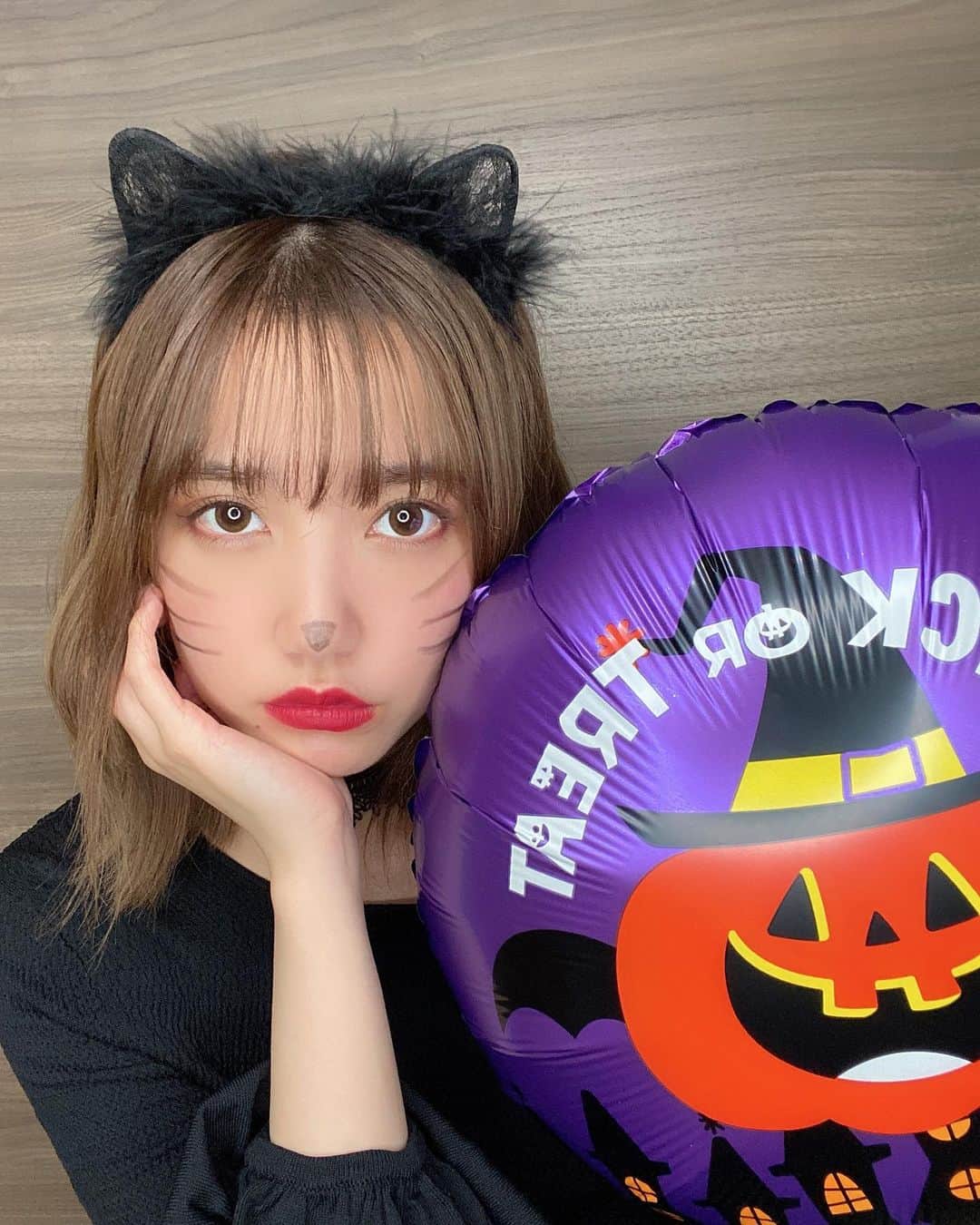 加藤玲奈のインスタグラム：「ハッピーハロウィン🎃👻😈 #はろうぃん  #halloween」