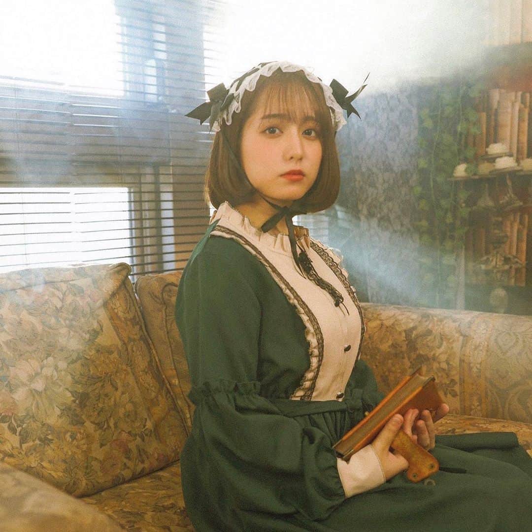 前田美里のインスタグラム：「happy Halloween 🍭 . . #土曜日 #ハロウィン #🎃 #happyhalloween #ロリータ #ロリータファッション #コスプレ #ノスタルジック #写真好きな人と繋がりたい #film #写真 #ファインダー越しの私の世界 #櫻坂46 #日向坂46 #アイドル #ヲタク #photo #フォロワー募集中 #gravure #idol #japanesegirl #fashion #costume #follow #followme #좋아요 #팔로우미 #팔로미 #오오티디」