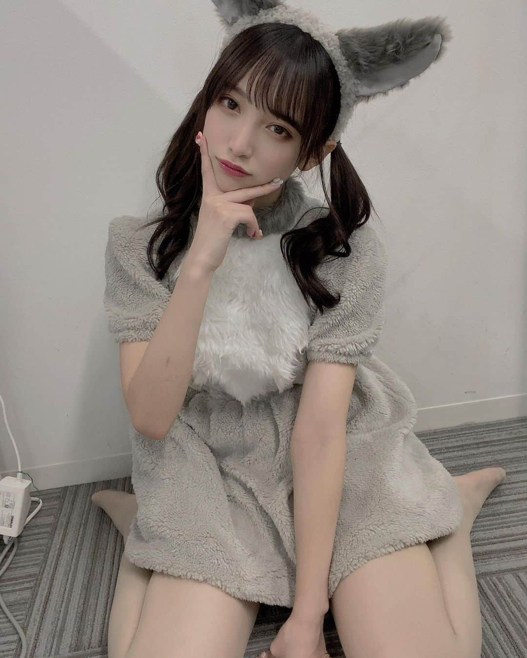 神谷樹里奈さんのインスタグラム写真 - (神谷樹里奈Instagram)「こう見えて、やる気はピカイチです🐺❤︎ はあ〜恥ずかしかったあああ  #halloween #happyhalloween #ウルフ #コスプレ」10月31日 20時47分 - __oystersushi