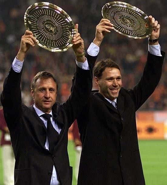 ヨハン・クライフのインスタグラム：「🥳 Happy birthday, @marcovanbasten! 🇳🇱」