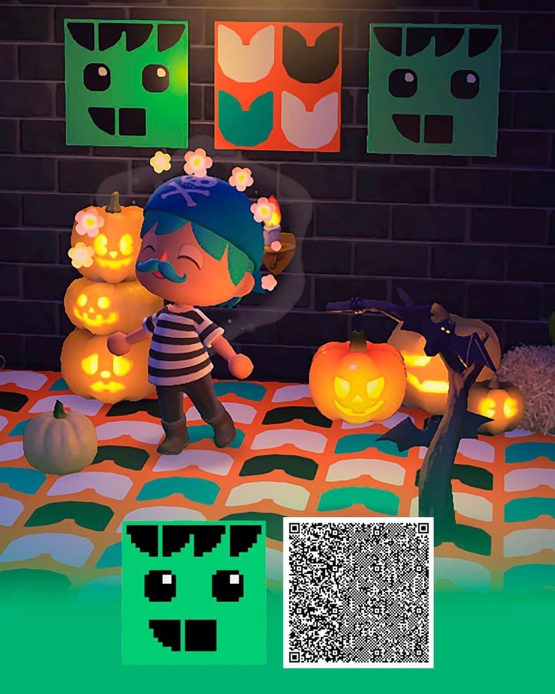 LEGOさんのインスタグラム写真 - (LEGOInstagram)「Time to add a bit of #LEGODOTS Hocus Pocus to your Animal Crossing island! Scan these codes with your NookLink app to add to your collection 🎃 ​ ​#DOTYourWorld #ACNH #AnimalCrossing #LEGO #Halloween」10月31日 21時00分 - lego